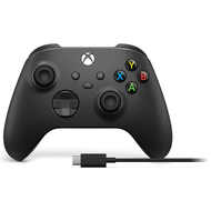 Microsoft 微軟 XBOX 無線控制器 + USB-C 纜線 1個 黑色
