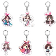 Kizuna AI Kizuna Anime Game Merchandise Keychain Creative Campus Small Gift Acrylic Pendant
