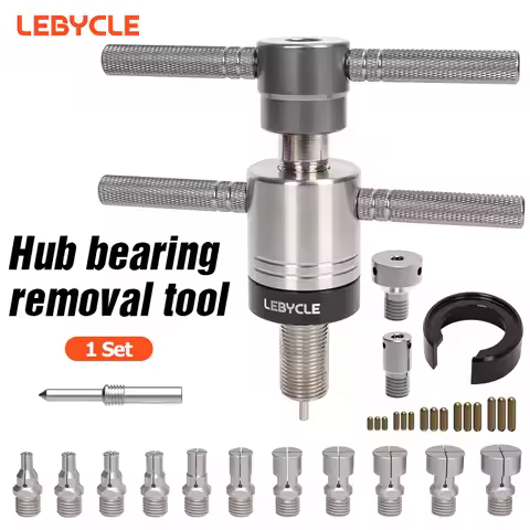 LEBYCLE Bicycle Hub Bearing Removal Tool Bike Hub Tower Base Removal Extractor Puller Tool Professio