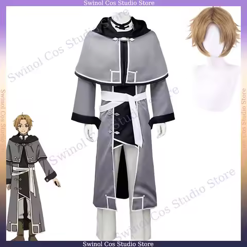 2024 Mushoku Tensei Rudeus Greyrat Cosplay Costume Jobless Reincarnation Anime Adulthood Uniform Set