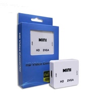 1080P HDTV To VGA MINI HDTV To VGA Audio Video HDTV Converter Adapter