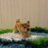 小土狗5cm-毛根扭扭棒手作/髒萌流浪動物園/娃娃寵物玩偶