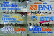 Logo BRILINK   Agen Mandiri Agen  BSI agen BTN Bahan spon eva tinggi 20cm tebal bahan 1cm