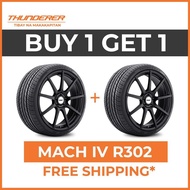 2pcs THUNDERER 195/60R15 MACH IV R302 Car Tires