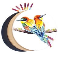 Round Art Paper Hard Card Paper