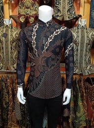 Kemeja Batik Semi Alisan Slim Fit Terbaru 2022 Lengan Panjang Model Others Baju Batik Slim Fit Lenga