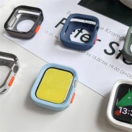 For Apple Watch Series 6 5 4 SE 40mm 44mm Soft Silicone Electroplating Anti-drop Watch Case Protector For Apple Watch Series 9 8 7 41mm 45mm Ultra 2 49mm