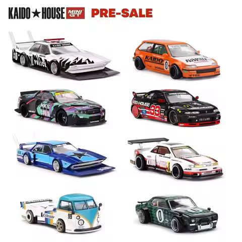[PreSale] TSM Models Kaido House x MINI GT KHMG Fairlady Skyline 2000GT KPGC10 M3 E30 AE86 EF Silver