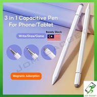 【PREMIUM】3 in 1 Stylus Pen Touch Screen For Android iOS Tablet Pen For Tablet iPad Xiaomi Samsung Universal Pencil