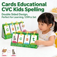 Flash Cards Kids Desk Learning Educational Spelling English CVC Calendar