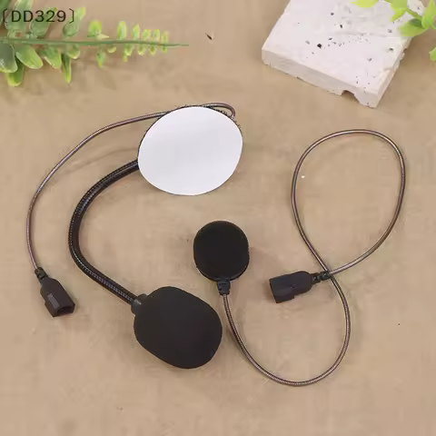 〔DD329〕3.5mm Speaker, Soft Wire Microphone, Hard Wire Microphone for Cardo Freecom/Spirit Motorcycle