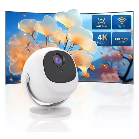 BL360 Projector 4K Android11 5G Wifi 720P Outdoor Home Cinema Auto Keystone Portable Speaker Theater