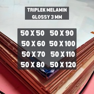 3mm White Melamine Plywood Glossy Shiny Plywood Cut Whiteboard 1 Side 50cm Wide Multipurpose Craft