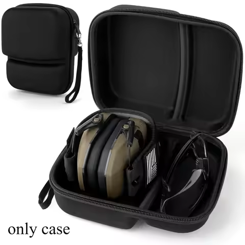 Portable Case for Walker's Razor Slim Electronic Earmuffs for Howard Leight Shooting Hunting Hearing