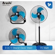 ARASHI 3 IN 1 18" INCH FAN ARASHI METRO FAN - OFFICIAL WARRANTY