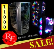 Keytech T1000  Tempered Glass Gaming Desktop Pc Case