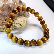 Fortune Crystal Gold Wealth Wholesale gold7A Jewelry Tiger Eye Stone Bracelet Buddha Beads Cat's Eye
