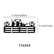 Medal Display Stand with Hooks Wall Mount Trophy Holder Award Storage