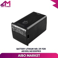 Godox Lithium Battery WB-29/WB29 Lithium-Ion Battery for Godox AD200