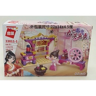 Enlightenment Girl Building Blocks Chinese Style Series Mulan Girl Assembled Particles 6-12 Years Ol