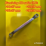 KEY HDRing CRVsatin 14x17 16x17 17x19 18x19 MM BOLT WRENCH