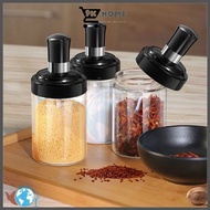 Set of 5 spice jars - Cooking spice jars - Combo of 5 glass jars and 3 spice jars