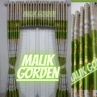 Gorden Jendela Pintu Minimalis Smokring Motif Batik Gorden Satu Set Poni A tas Pintu Minimalis