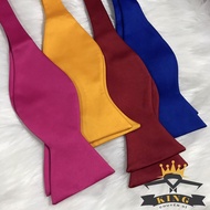 Self-tied men's bow tie KINGCHUYENSI men's bow tie for groom carrying caskets at wedding X41