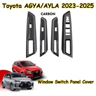 Toyota AGYA/AYLA 2023-2025 Power Window Switch Panel Cover For AGYA/AYLA Car Accessories