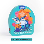 Mideer มิเดียร์ Fairy tale Puzzle  จิ๊กซอว์เล่านิทาน ไม่มีกล่อง MD3058-MD3061