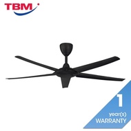 Alpha Cosa CX20-5B/56 MATT BLACK Ceiling Fan 56" 5 Blades DC Motor Matt Black