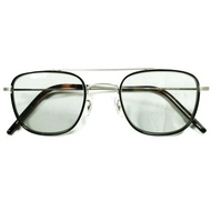 EYEVAN 日本製造 Paddy BC-W Paddy Wellington 太陽眼鏡，拉絲鉻/海軍藍，49□20-145。二手。 EYEVAN。