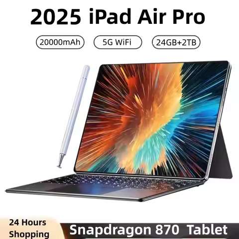 HOT iPad Air PRO 24GB+2TB 5G Dual SIM Tablet Global Version Original 20000mAh 11" Tablet PC Android 