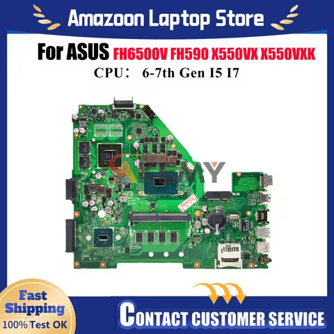 X550VX Laptop Motherboard For ASUS VivoBook X550VXK X550V K550VX W50V X550VX FH6500V FH5900 VX50V Ma
