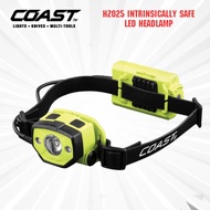 US Brand COAST HZ025 Intrinsically Safe LED Headlamp, Spot + Flood Mode, 230 Lumen, Flashlight (Read