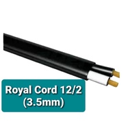 ♞,♘,♙Royal Cord 12/2 Duplex Dual Electrical Wire Boston 3.5mm2 (per meter)