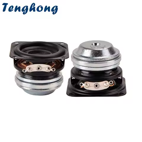 Tenghong 2pcs 1.5 Inch 40MM Audio Full Range Bass Speaker Unit 4 Ohm 10W Bluetooth Loudspeaker For H