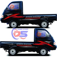 Stiker Mobil Pick Up SPEED RACING Stiker Pick Up Colt T 120ss New Carry Futura