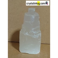 [SG Sale] Natural Selenite Crystal Tower 9-10cm (Cleanse &amp; Recharge Crystals) Crystal Lamp  透石膏塔/白石膏