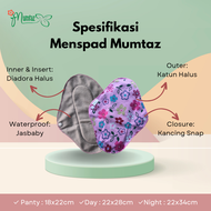 PAKET HEMAT | MENSPAD MUMTAZ | Pembalut Kain Modern | Sehat dan Ramah Lingkungan