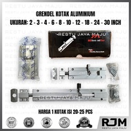 [25 pcs] MULLER Aluminum latch 6 8 10" inch Door Lock Latch Lock Window Slot rj