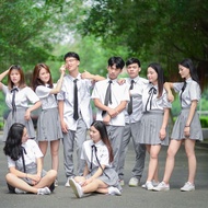 [% Repurchase Rate] Japanese Korean Version British School Uniform Preppy Style Junior High School H