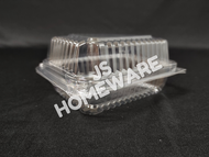 OPS-C46 - Plastic Tray (50pcs±) Bakery Disposable Plastic Clear Food Box / Bekas Makanan / OPC46/ C4
