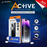 Ablemen Active ฟิล์มกระจกนิรภัยเต็มจอ iPhone 14 Pro Max /14 Pro /14 Plus /14 /13 Pro Max /13 Pro /13 /12 Pro Max /12 Pro /12 /11 Pro Max /11 Pro /11 /XS Max /XR /XS /X