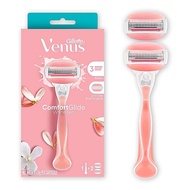 Gillette Venus Comfortglide White Tea Scent Razor with Gel Bars Women's Razor Handle + 2 Blade Refil