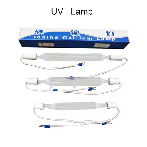 Free Ship 1-5Kw Gallium Iodide Lamp Plate Printing Exposure UV Curing Tube Machine Drying