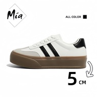 MIA Shoes for Women Leather Rubber Shoes New Arrival Women's Sneakers Thick Bottom 5CM Sneakers Wome