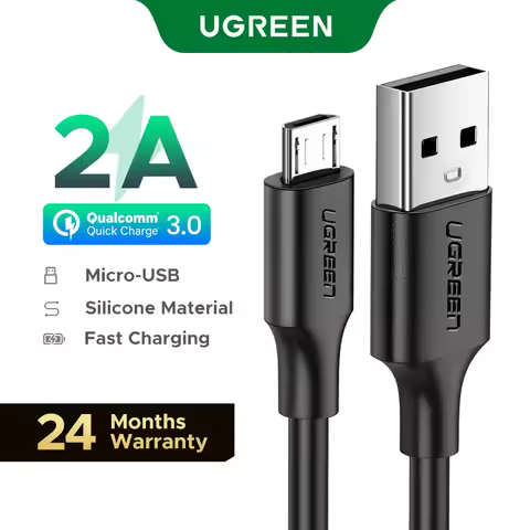 UGREEN Micro USB Cable 2A Fast Charging USB Charger Cable Mobile Phone Charging Cable for Xiamo Huaw
