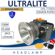 Ultralite Senter Kepala Premium 150w 150 Watt UHL T1505A 150Watt Super LED Baterai Lithium Super Ter