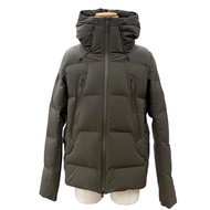 成色極佳 ▼ Descente Allterrain Mizusawa Down Descente Allterrain Mizusawa Down DAMUGK30U 登山連帽雙拉鍊羽絨外套 卡其色